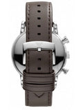 Buy Shop Emporio Armani Classic Chronograph Brown Dial Brown Leather Strap Watch For Men - AR1734 USA Online