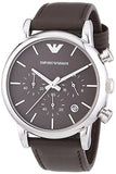 Buy Shop Emporio Armani Classic Chronograph Brown Dial Brown Leather Strap Watch For Men - AR1734 USA Online