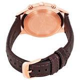 Buy Shop Emporio Armani Classic Chronograph Burgundy Dial Brown Leather Strap Watch For Men - AR1890 USA Online