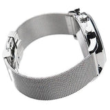 Buy Shop Emporio Armani Classic Chronograph Quartz Silver Dial Silver Mesh Bracelet Watch For Men - AR0390 USA Online