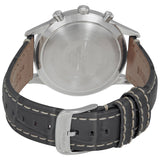 Buy Shop Emporio Armani Classic Chronograph Silver Dial Grey Leather Strap Watch For Men - AR1861 USA Online