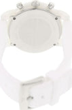 Buy Shop Emporio Armani Classic Chronograph White Dial White Rubber Strap Watch For Men - AR1054 USA Online