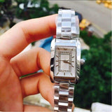 Buy Shop Emporio Armani Classic Diamonds Silver Dial Silver Steel Strap Watch For Women - AR3170 USA Online
