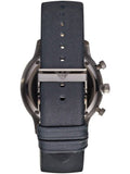 Buy Shop Emporio Armani Classic Grey Dial Grey Leather Strap Watch For Men - AR0388 USA Online