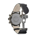 Buy Shop Emporio Armani Classic Grey Dial Grey Leather Strap Watch For Men - AR0388 USA Online
