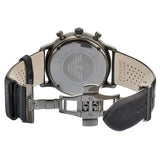 Buy Shop Emporio Armani Classic Grey Dial Grey Leather Strap Watch For Men - AR0388 USA Online