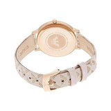 Buy Shop Emporio Armani Classic Kappa White Dial Brown Leather Strap Watch For Women - AR11009 USA Online