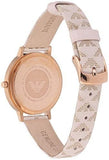 Buy Shop Emporio Armani Classic Kappa White Dial Brown Leather Strap Watch For Women - AR11009 USA Online
