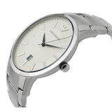 Buy Shop Emporio Armani Classic Quartz White Dial Silver Steel Strap Watch For Men - AR2430 USA Online