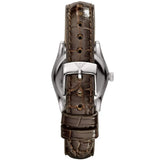 Buy Shop Emporio Armani Classic Quartz Beige Dial Brown Leather Strap Watch For Men - AR0646 USA Online