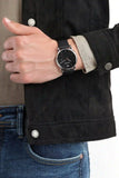 Buy Shop Emporio Armani Classic Quartz Black Dial Black Leather Strap Watch For Men - AR1692 USA Online