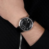 Buy Shop Emporio Armani Classic Quartz Black Dial Black Leather Strap Watch For Men - AR2429 USA Online