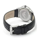 Buy Shop Emporio Armani Classic Quartz Black Dial Black Leather Strap Watch For Men - AR2429 USA Online