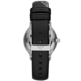 Buy Shop Emporio Armani Classic Quartz Black Dial Black Leather Strap Watch For Women - AR1600 USA Online