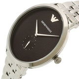 Buy Shop Emporio Armani Classic Quartz Black Dial Silver Steel Strap Watch For Men - AR11161 USA Online