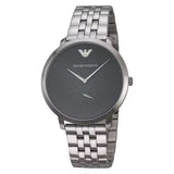 Buy Shop Emporio Armani Classic Quartz Black Dial Silver Steel Strap Watch For Men - AR11161 USA Online