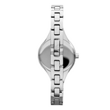 Buy Shop Emporio Armani Classic Quartz Black Dial Silver Steel Strap Watch For Women - AR7328 USA Online