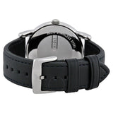 Buy Shop Emporio Armani Classic Quartz Blue Dial Black Leather Strap Watch For Men - AR1731 USA Online