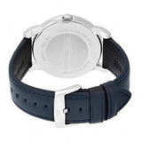 Buy Shop Emporio Armani Classic Quartz Blue Dial Black Leather Strap Watch For Men - AR1731 USA Online