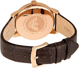 Buy Shop Emporio Armani Classic Quartz Brown Dial Brown Leather Strap Watch For Men - AR1613 USA Online