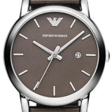 Buy Shop Emporio Armani Classic Quartz Brown Dial Brown Leather Strap Watch For Men - AR1729 USA Online