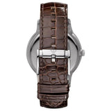 Buy Shop Emporio Armani Classic Quartz Brown Dial Brown Leather Strap Watch For Men - AR2427 USA Online