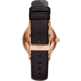 Buy Shop Emporio Armani Classic Quartz Mother of Pearl Dial Brown Leather Strap Watch For Women - AR1601 USA Online