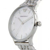 Buy Shop Emporio Armani Classic Quartz Mother of Pearl Dial Silver Steel Strap Watch For Women - AR1602 USA Online