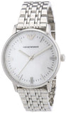 Buy Shop Emporio Armani Classic Quartz Mother of Pearl Dial Silver Steel Strap Watch For Women - AR1602 USA Online