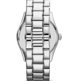 Buy Shop Emporio Armani Classic Quartz Silver Dial Silver Steel Strap Watch For Men - AR0647 USA Online