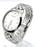 Buy Shop Emporio Armani Classic Quartz Silver Dial Silver Steel Strap Watch For Men - AR1745 USA Online