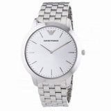 Buy Shop Emporio Armani Classic Quartz Silver Dial Silver Steel Strap Watch For Men - AR1745 USA Online