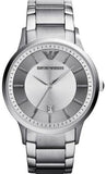 Buy Shop Emporio Armani Classic Quartz Silver Dial Silver Steel Strap Watch For Men - AR2478 USA Online