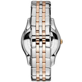 Buy Shop Emporio Armani Classic Quartz Silver Dial Two Tone Steel Strap Watch For Men - AR1824 USA Online