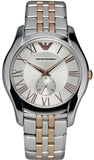 Buy Shop Emporio Armani Classic Quartz Silver Dial Two Tone Steel Strap Watch For Men - AR1824 USA Online