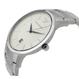 Buy Shop Emporio Armani Classic Quartz White Dial Silver Steel Strap Watch For Men - AR2430 USA Online