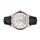 Buy Shop Emporio Armani Classic Silver Dial Blue Leather Strap Watch For Men - AR11131 USA Online