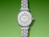 Buy Shop Emporio Armani Classic Silver Dial Silver Steel Strap Watch For Men - AR1819 USA Online