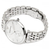 Buy Shop Emporio Armani Classic Silver Dial Silver Steel Strap Watch For Men - AR1819 USA Online
