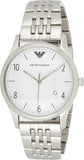 Buy Shop Emporio Armani Classic Silver Dial Silver Steel Strap Watch For Men - AR1867 USA Online