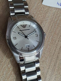 Buy Shop Emporio Armani Classic Silver Dial Silver Steel Strap Watch for Men - AR5894 USA Online