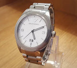 Buy Shop Emporio Armani Classic Silver Dial Silver Steel Strap Watch for Men - AR5894 USA Online