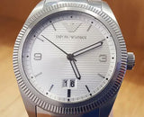 Buy Shop Emporio Armani Classic Silver Dial Silver Steel Strap Watch for Men - AR5894 USA Online
