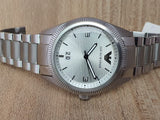 Buy Shop Emporio Armani Classic Silver Dial Silver Steel Strap Watch for Men - AR5894 USA Online