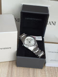Buy Shop Emporio Armani Classic Silver Dial Silver Steel Strap Watch for Men - AR5894 USA Online