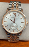 Buy Shop Emporio Armani Classic Silver Dial Two Tone Steel Strap Watch For Men - AR1839 USA Online