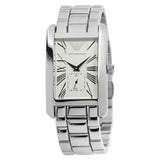 Buy Shop Emporio Armani Classic White Dial Silver Steel Strap Watch For Men - AR0145 USA Online