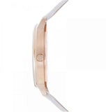 Buy Shop Emporio Armani Classic White Dial Beige Leather Strap Watch For Women - AR11008 USA Online
