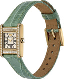 Buy Shop Emporio Armani Classic White Dial Green Leather Strap Watch for Women - AR11661 USA Online