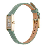 Buy Shop Emporio Armani Classic White Dial Green Leather Strap Watch for Women - AR11661 USA Online